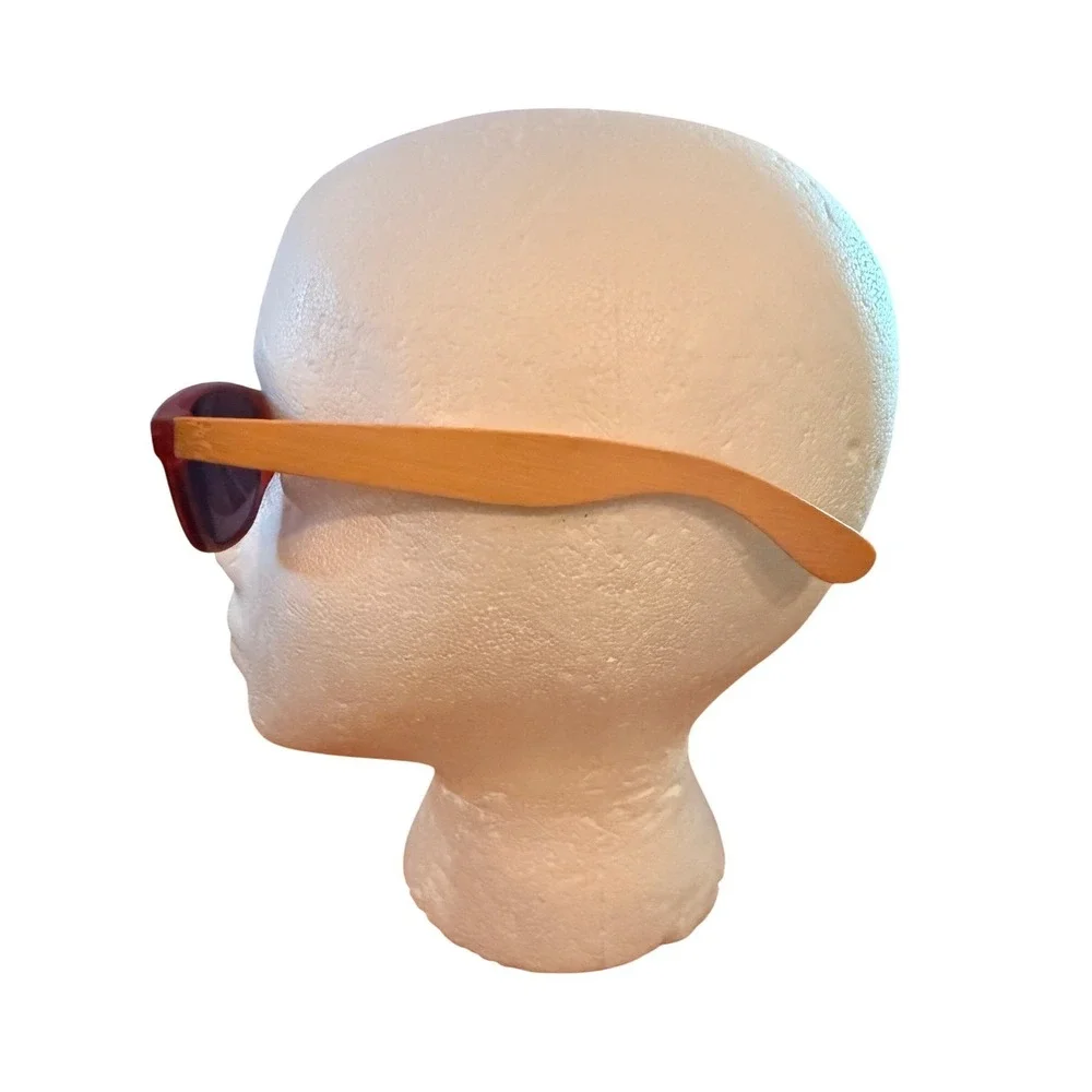 Blue Planet Eyewear Red Wood Classic Sun BP2006‎ +2.00 Sun Readers Sunglasses